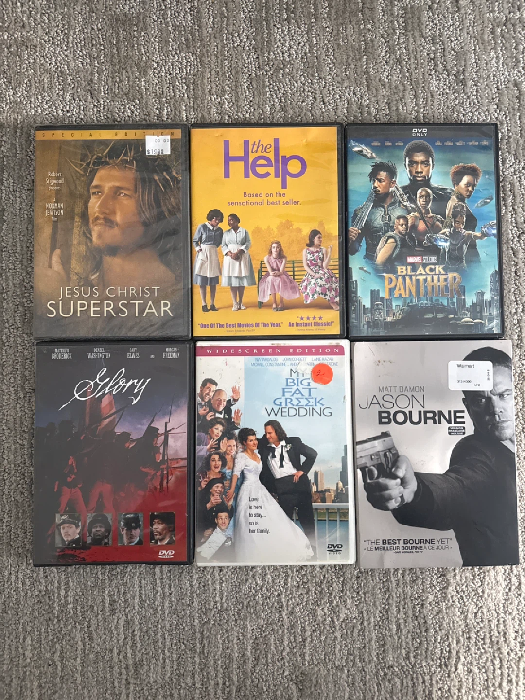 6 DVDs