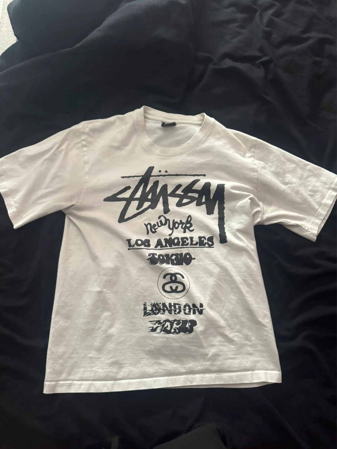 Stüssy White Graphic T-Shirt