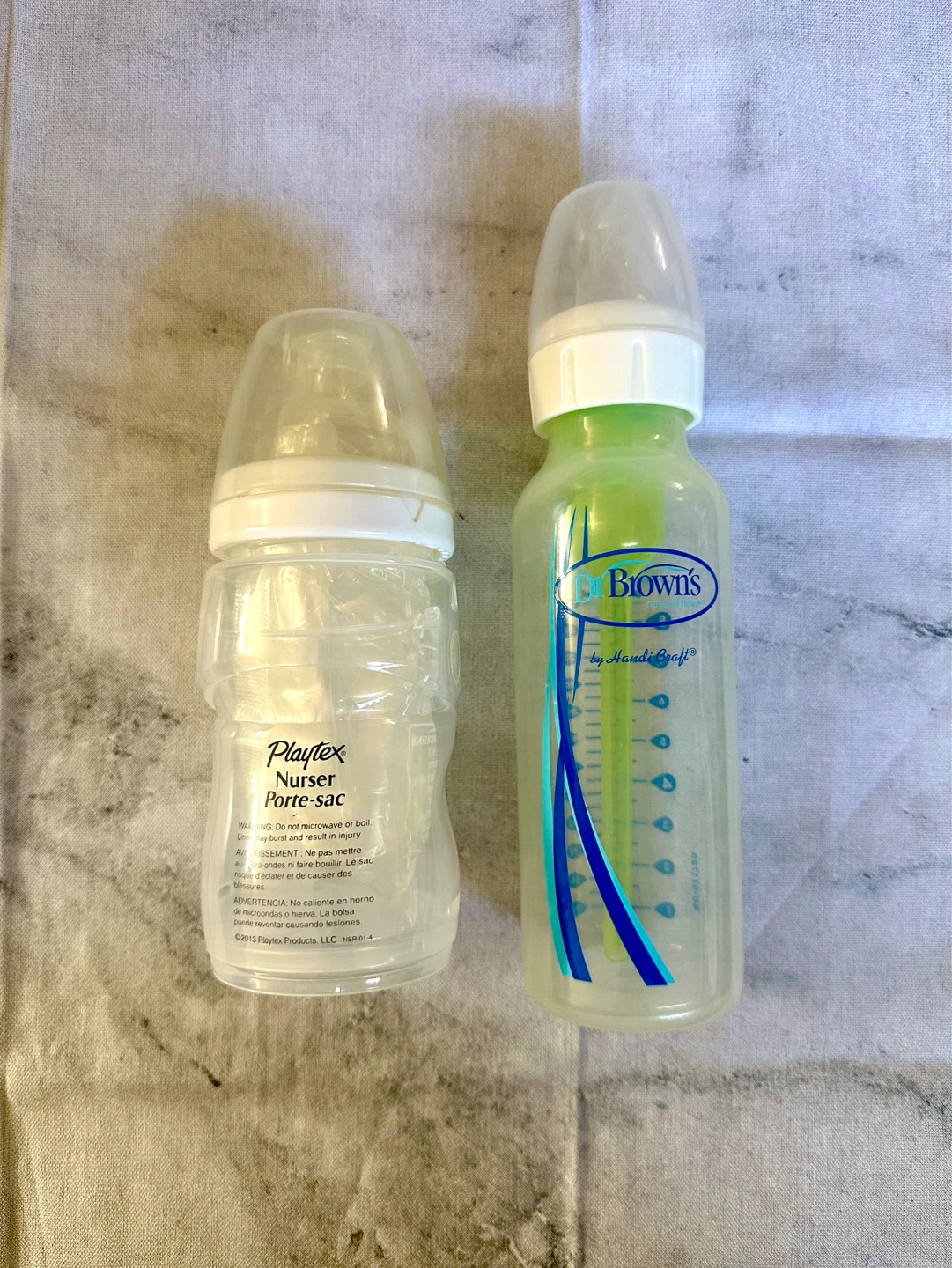 Dr. Brown's and Playtex Baby Bottles