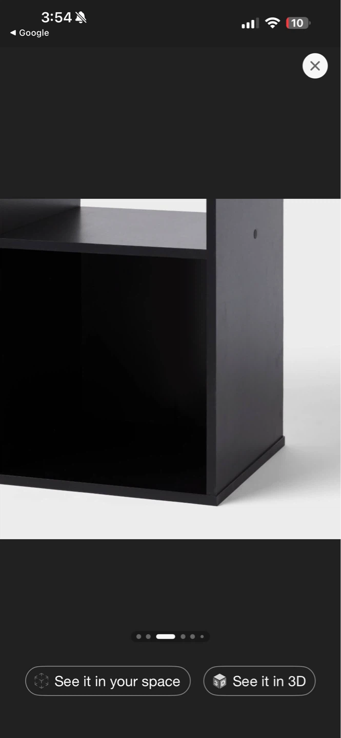 Whitmor 9 Section Cube Organizer - Black - photo 2