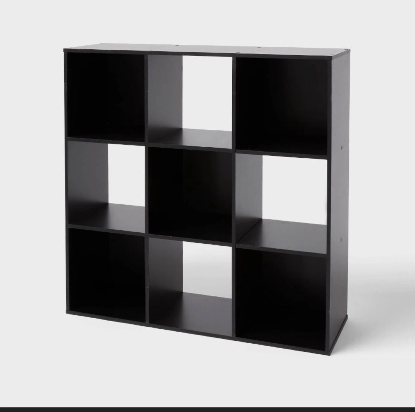 Whitmor 9 Section Cube Organizer - Black