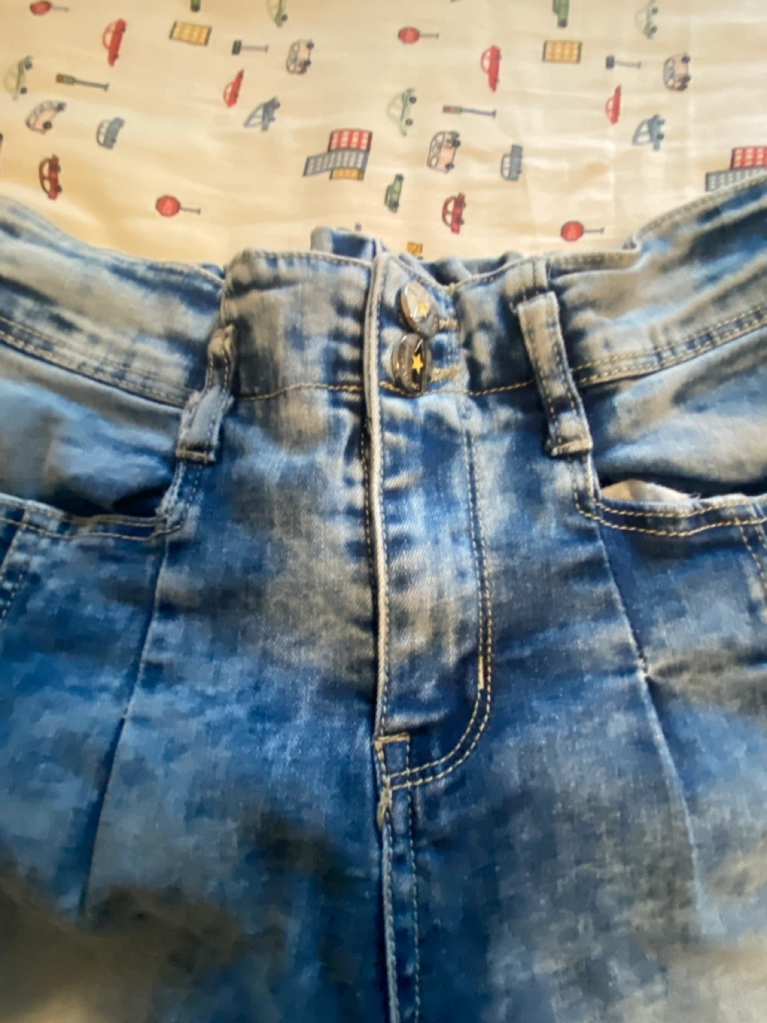 Girls' Acid Wash Denim Jeans - photo 3