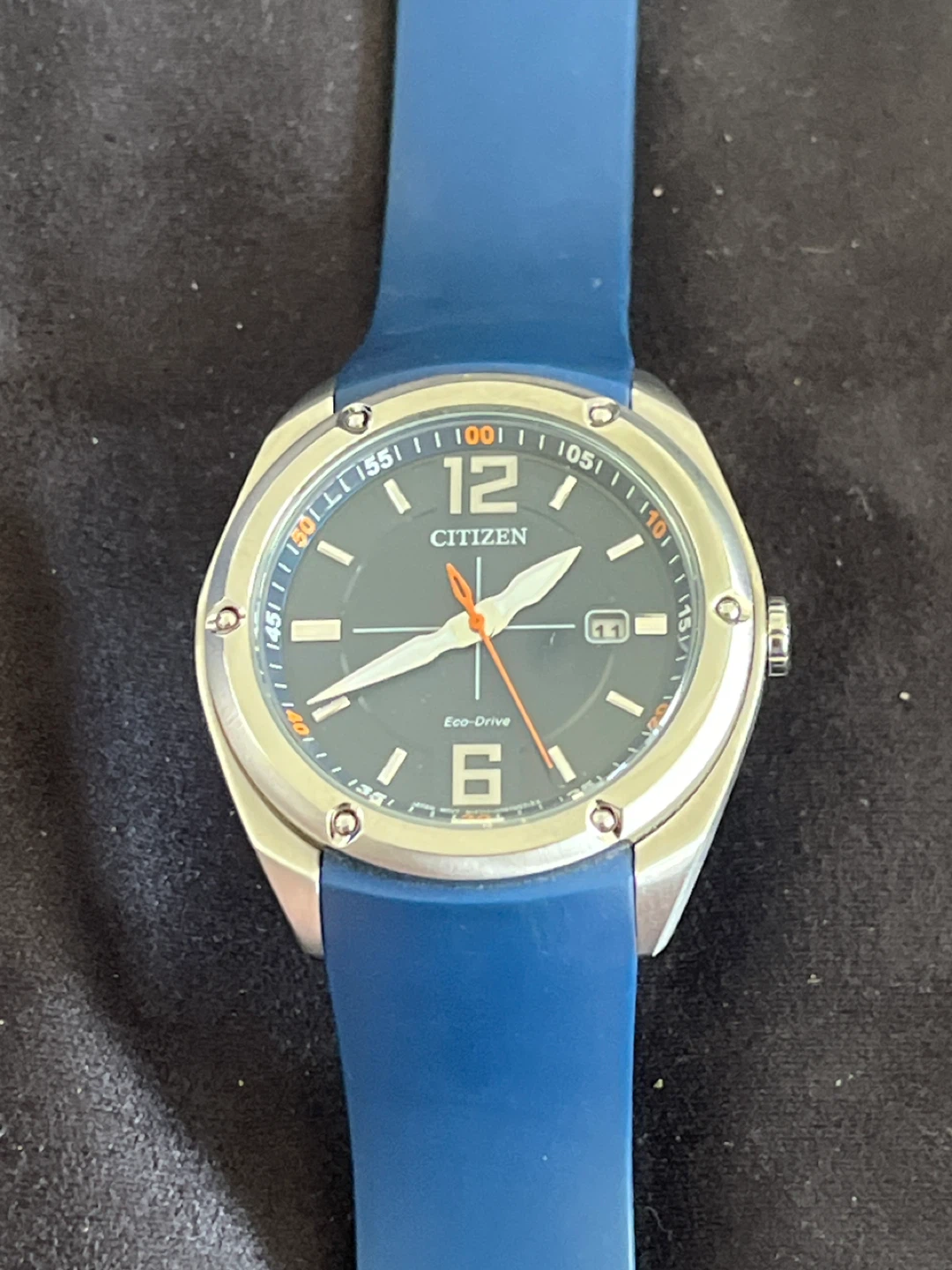 Citizen Eco-Drive Watch with Blue Band