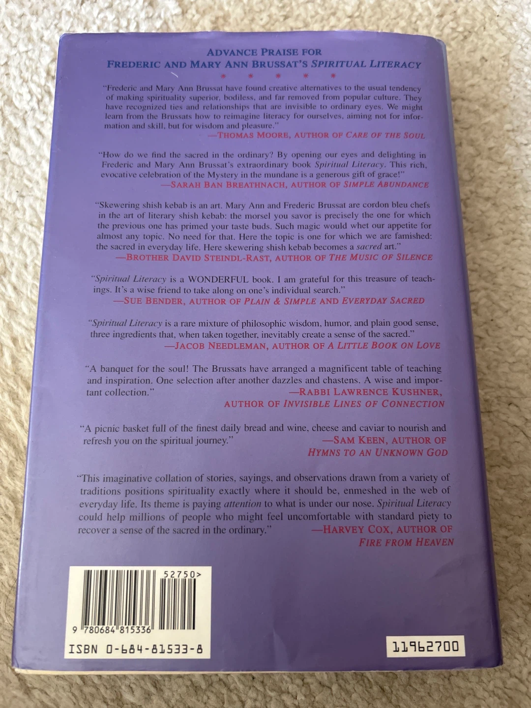 Spiritual literacy book as good as new - photo 3