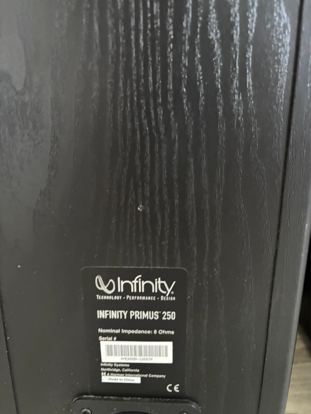 Infinity Primus 250 Floorstanding Speakers (Pair) - photo 3