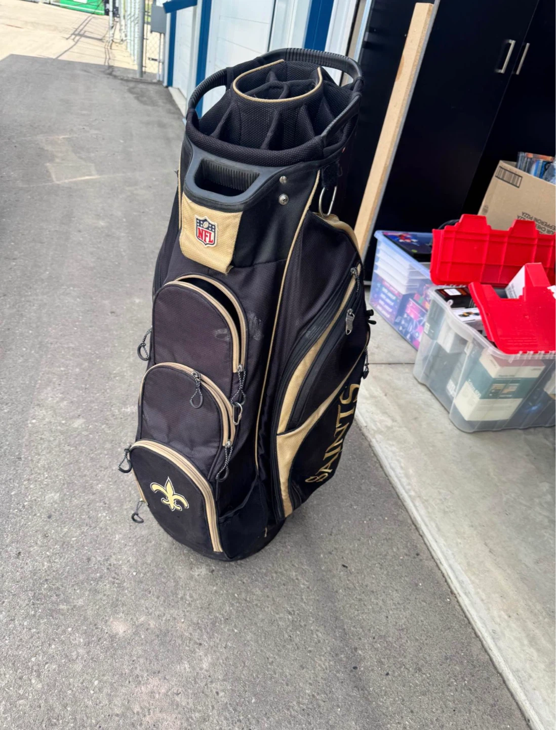 Wilson NFL New Orleans Saints Golf Bag