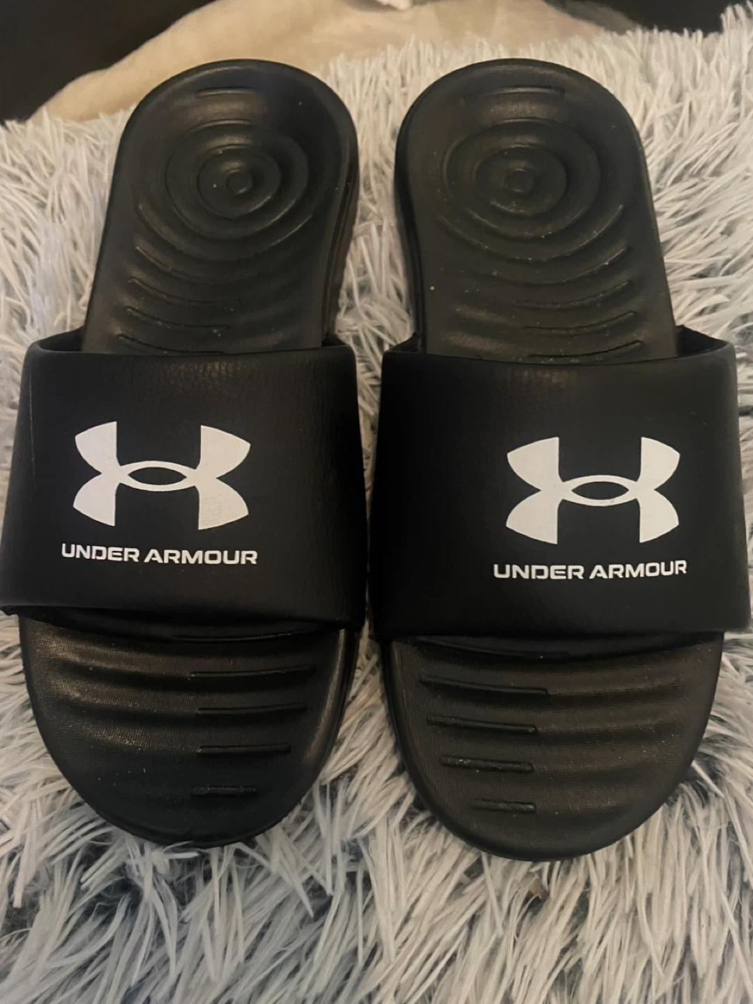 Under Armour Black Slides