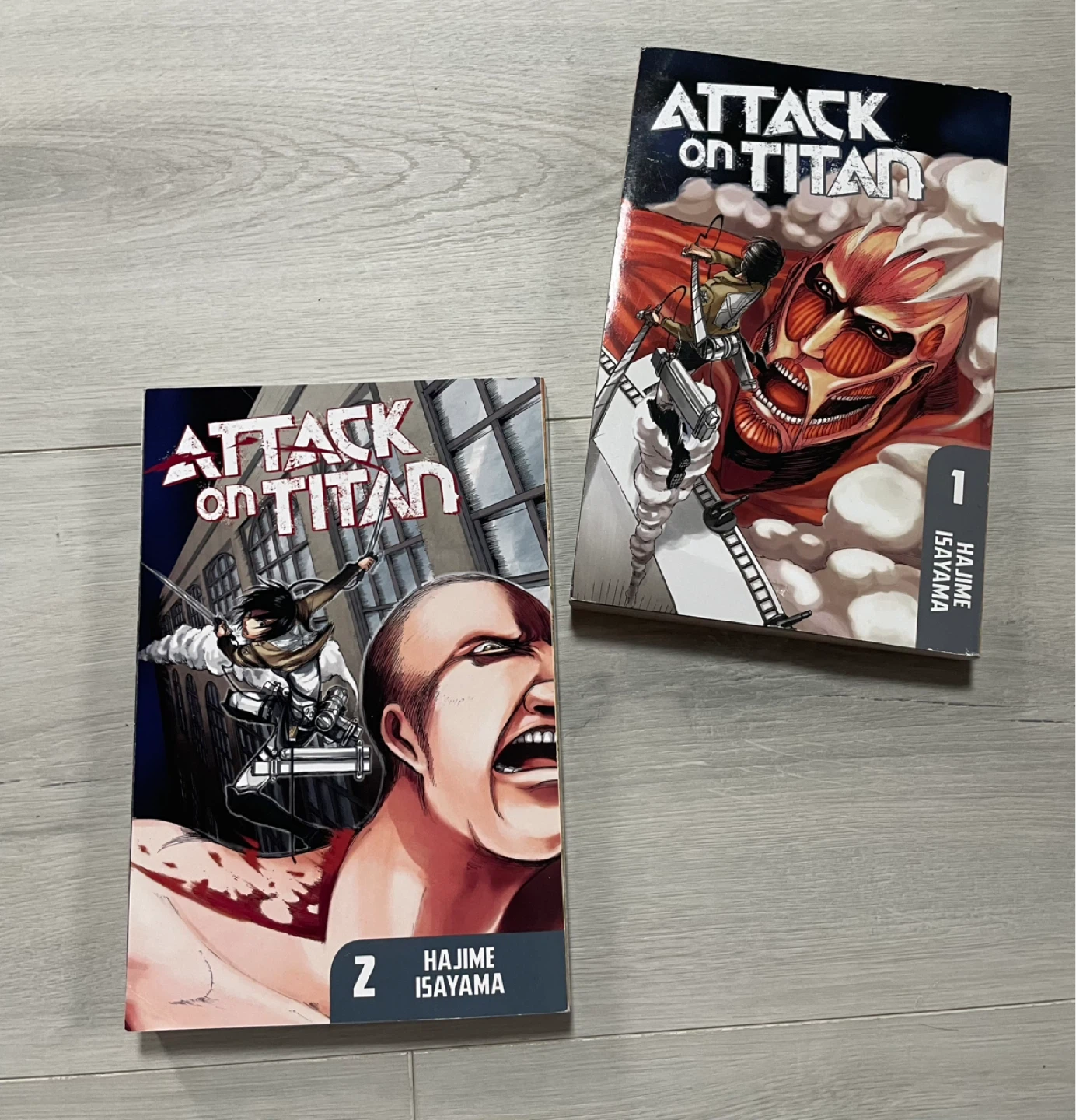 Attack on Titan Manga Vol 1 & 2🔥Rare Starter Bundle