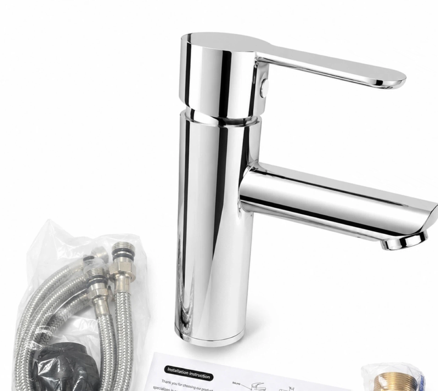 Brand New Vanity Faucet – Modern Chrome Finish