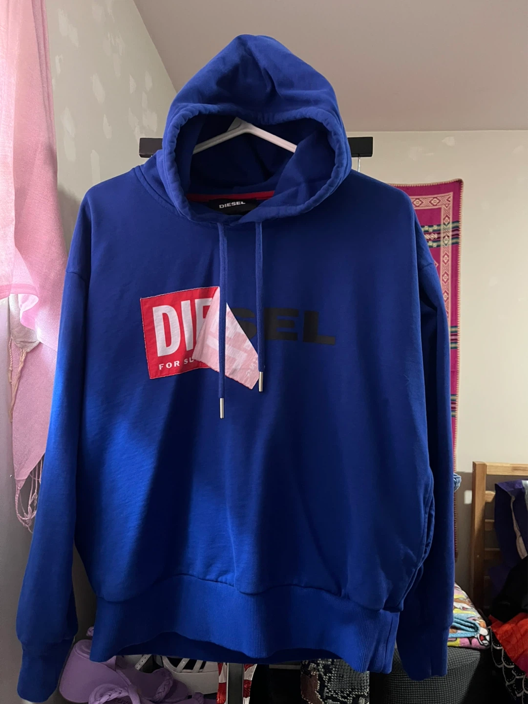 Diesel Blue Graphic Hoodie