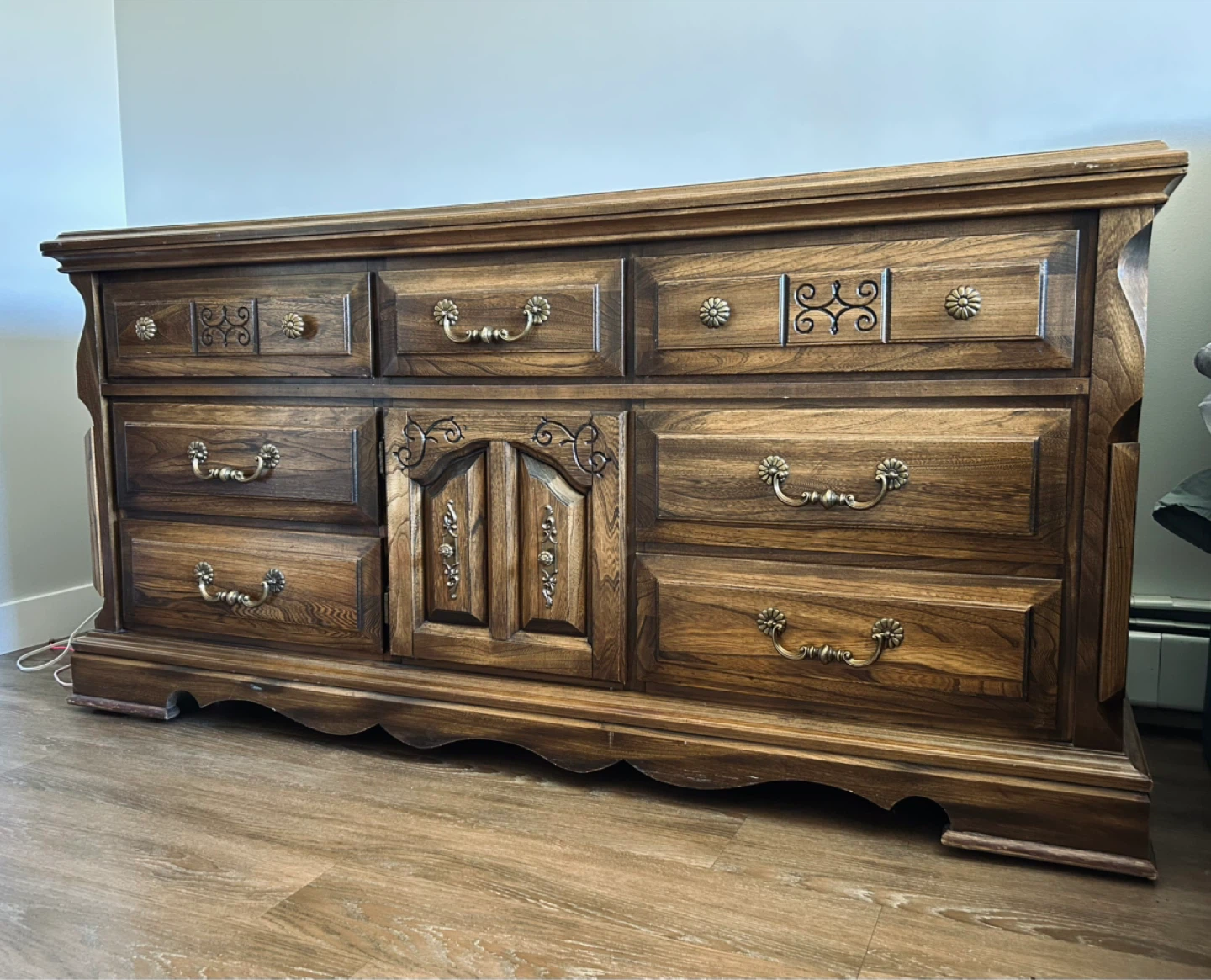 Vintage Wood Dresser