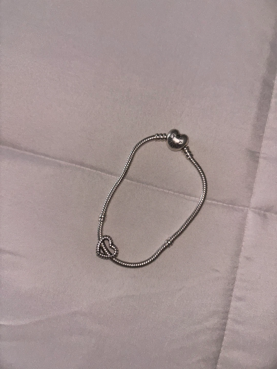 Pandora Silver Heart Charm Bracelet - photo 2
