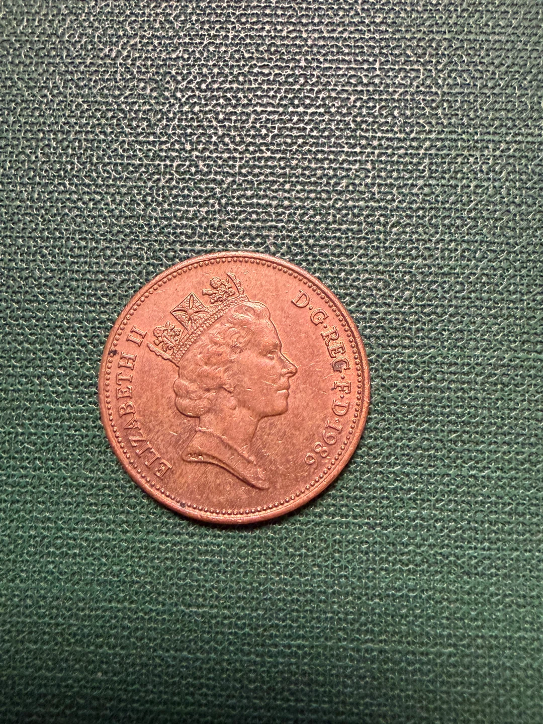 Two Pence Coin - 1986