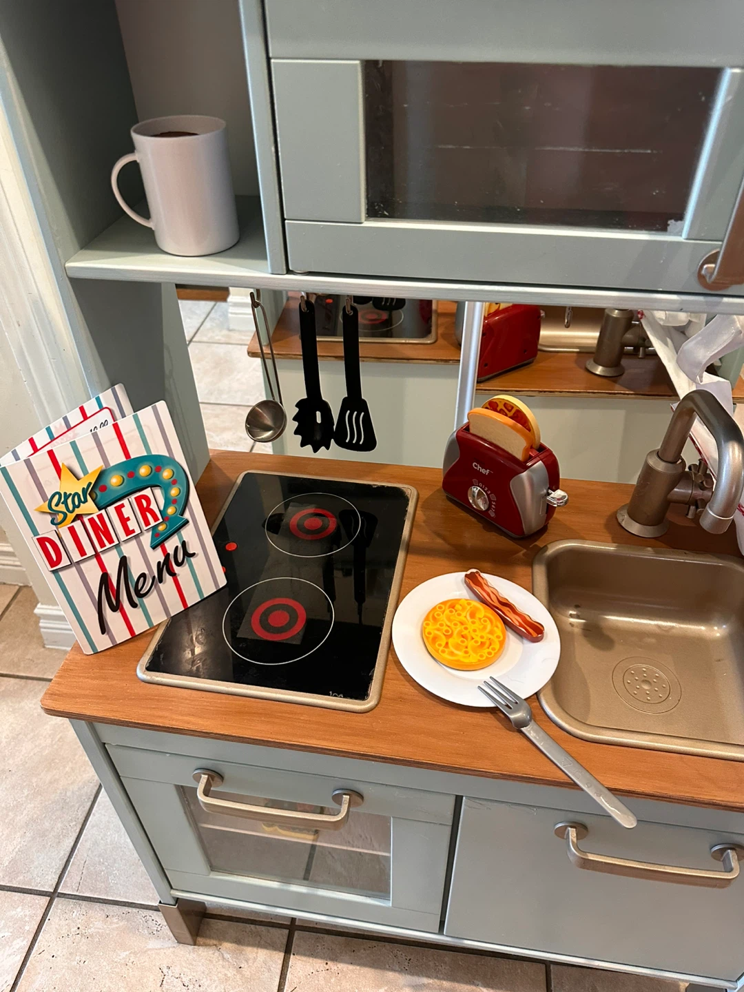 Kid's Play Kitchen with Accessories 75 firm - photo 5