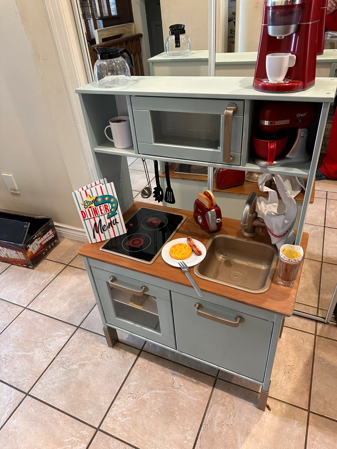 Kid's Play Kitchen with Accessories 75 firm