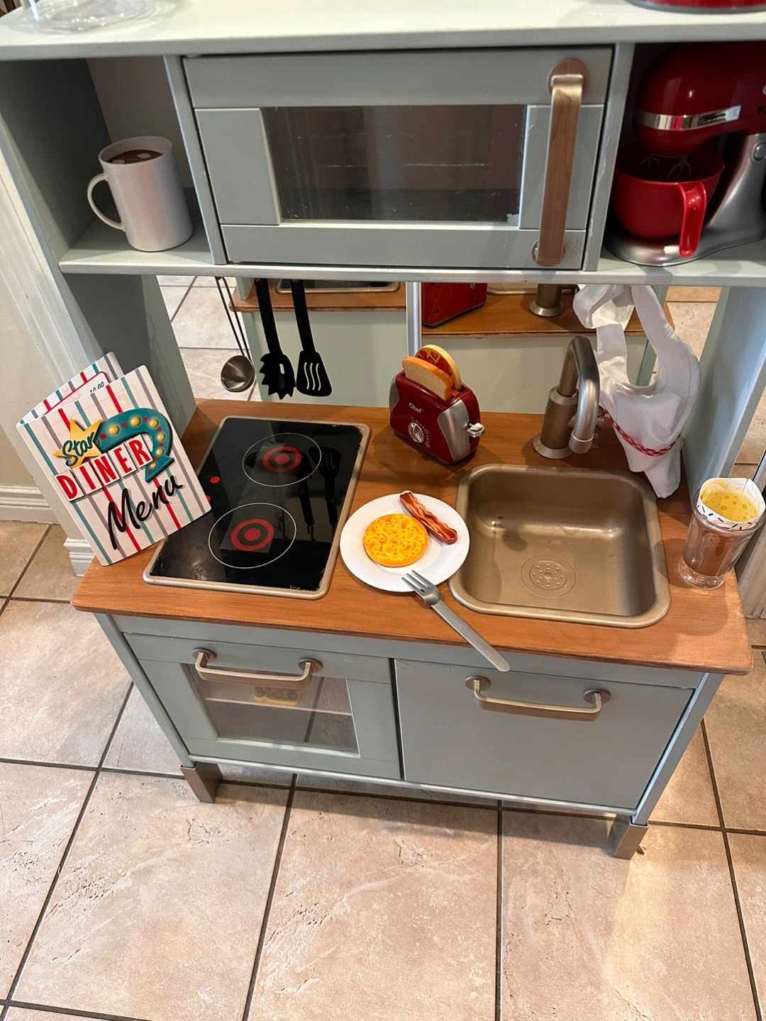 Kid's Play Kitchen with Accessories 75 firm - photo 2