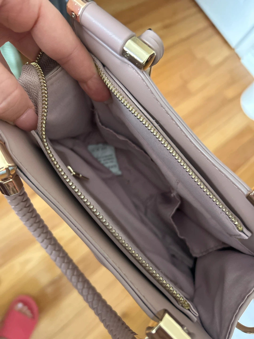 Bebe Pink Satchel Handbag - photo 3