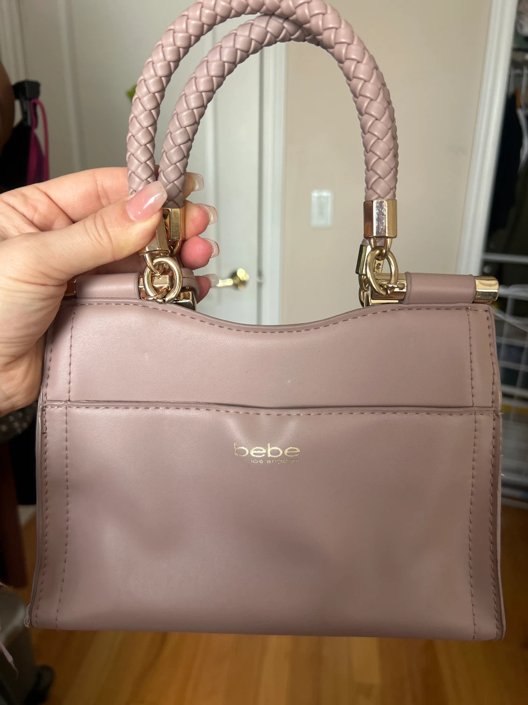 Bebe Pink Satchel Handbag - photo 2