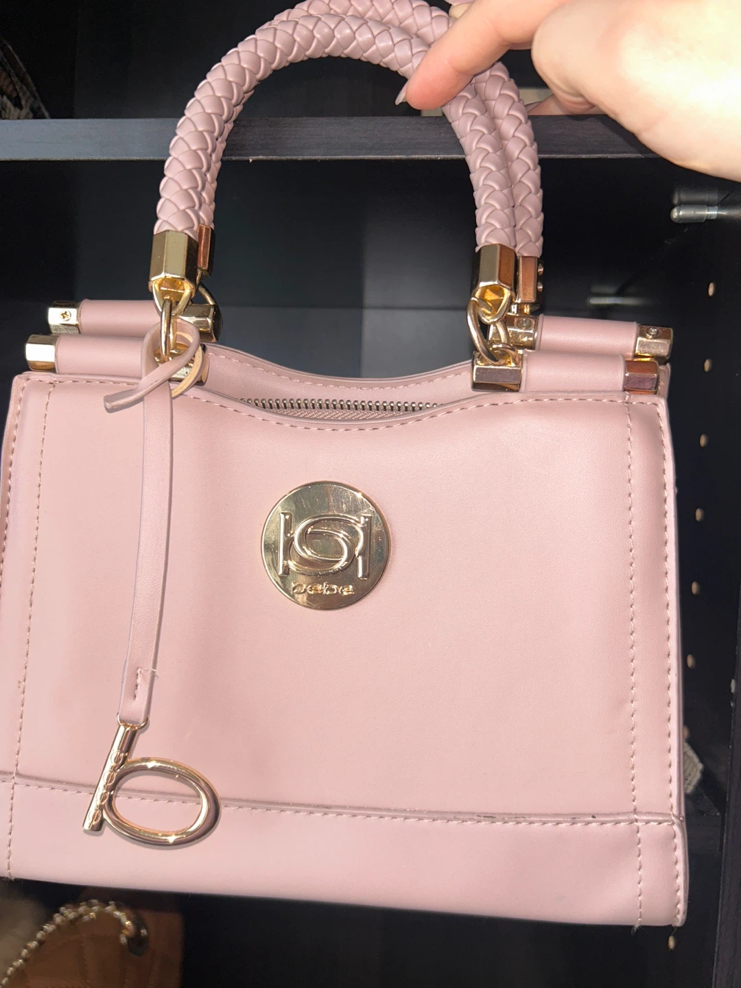 Bebe Pink Satchel Handbag - photo 4