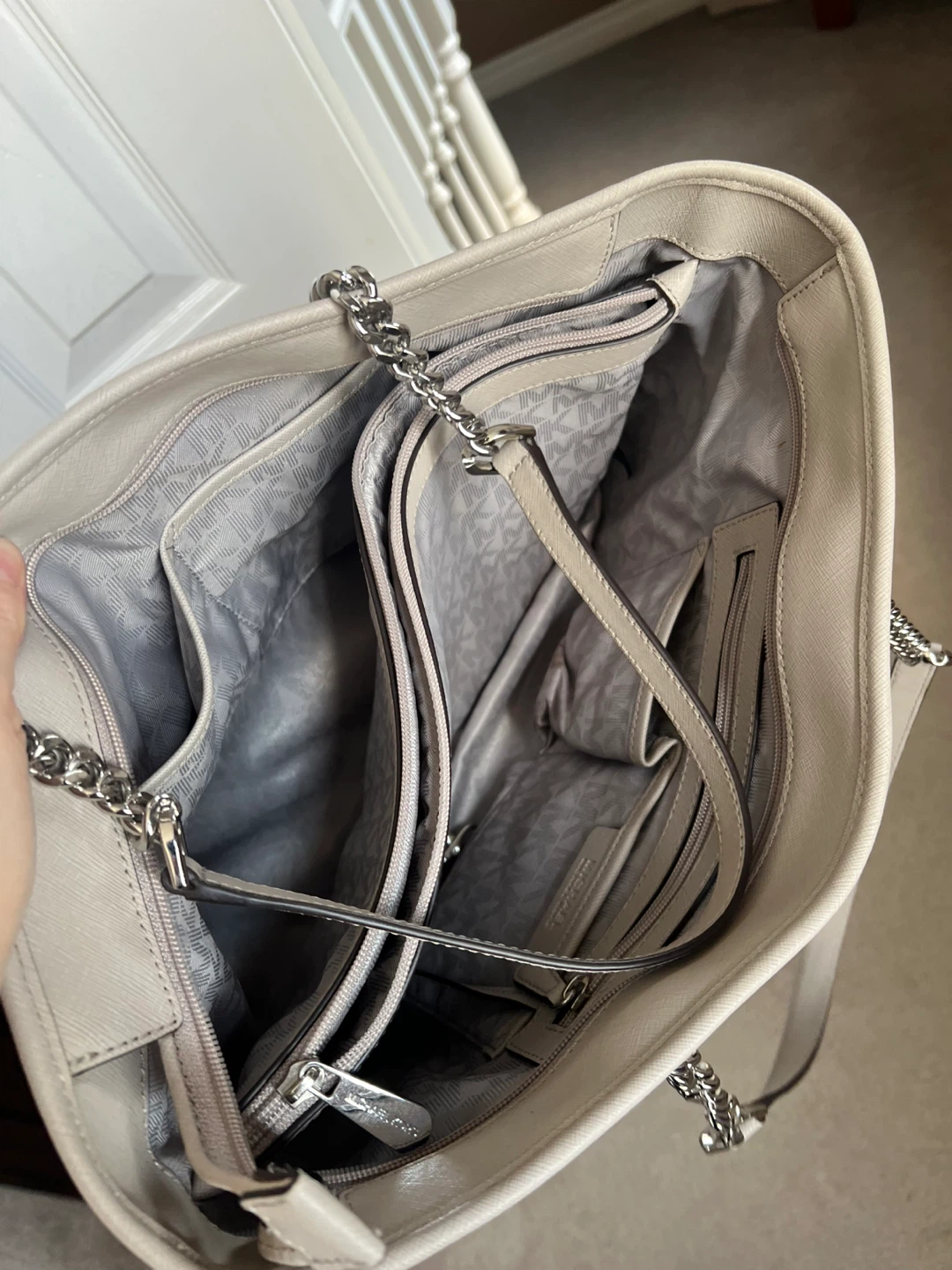 Michael Kors Tote Bag - Light Grey - photo 4