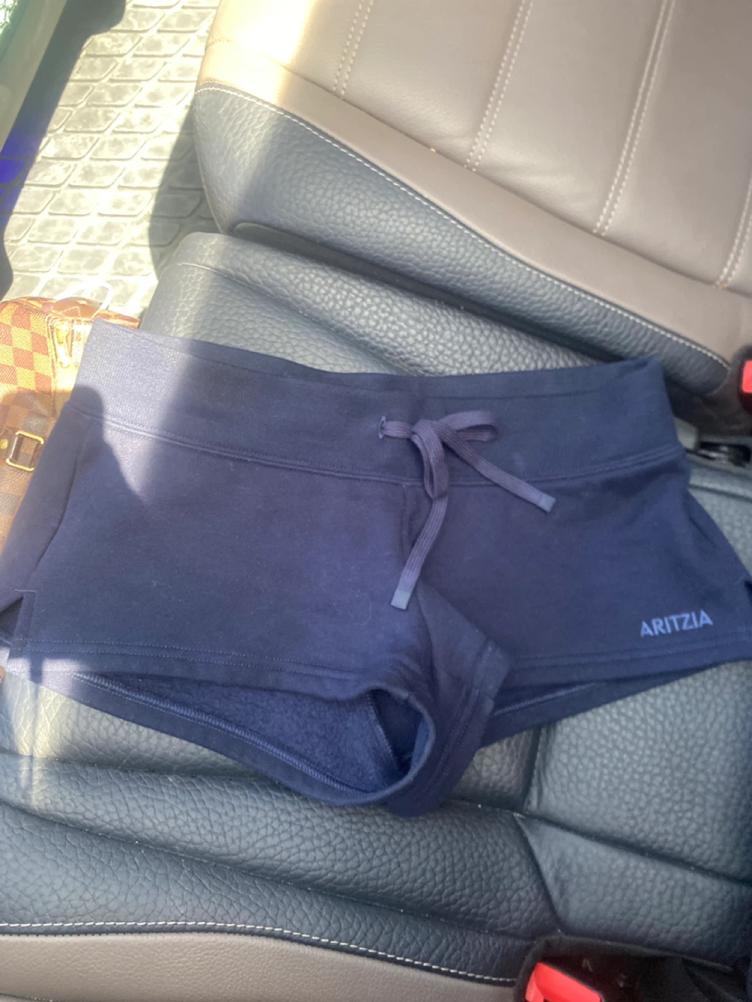 Aritzia Navy Blue Sweat Shorts