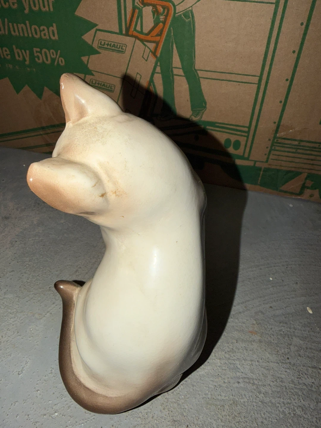 Ceramic Siamese Cat Figurine - photo 3