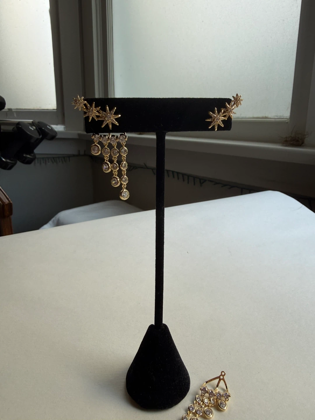 Stella & Dot - convertible gold earrings set - photo 3