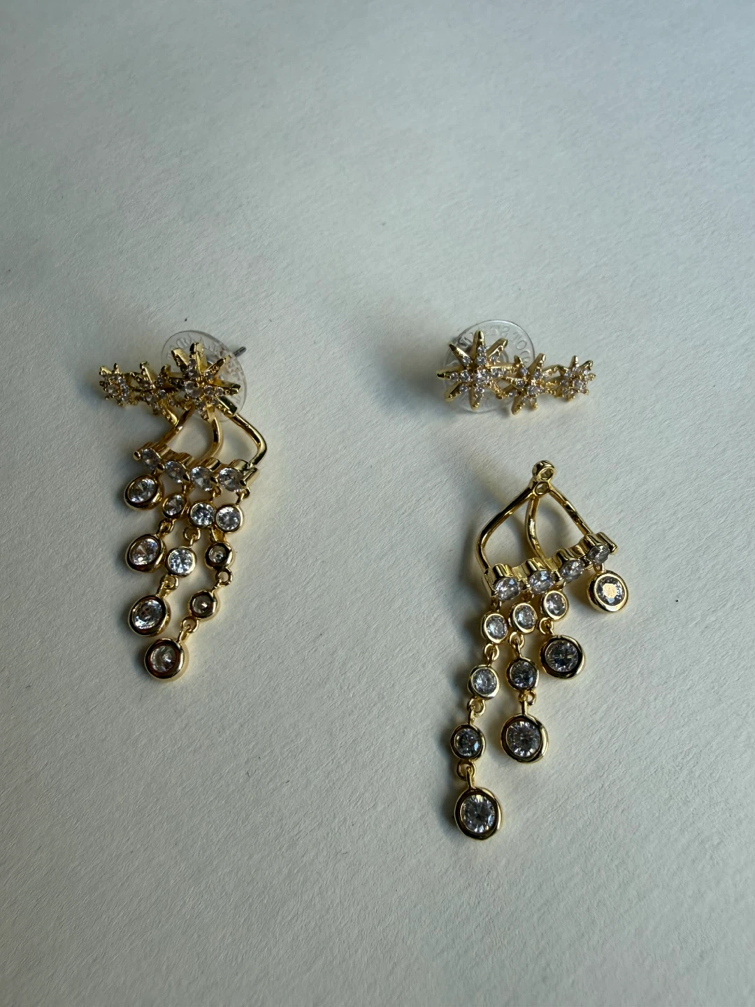 Stella & Dot - convertible gold earrings set - photo 4