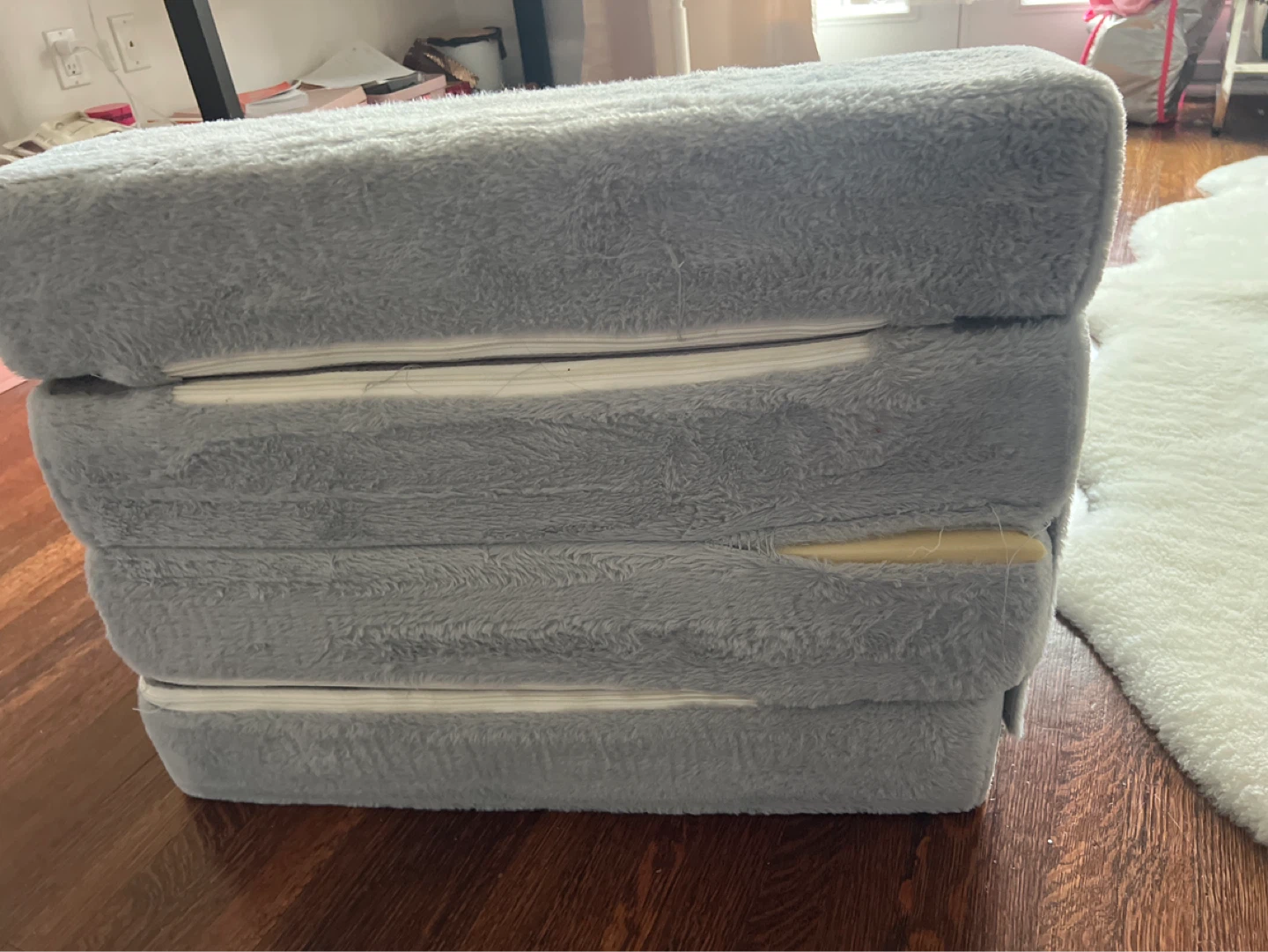 Light Grey Plush Pet Steps/Ramp - photo 3