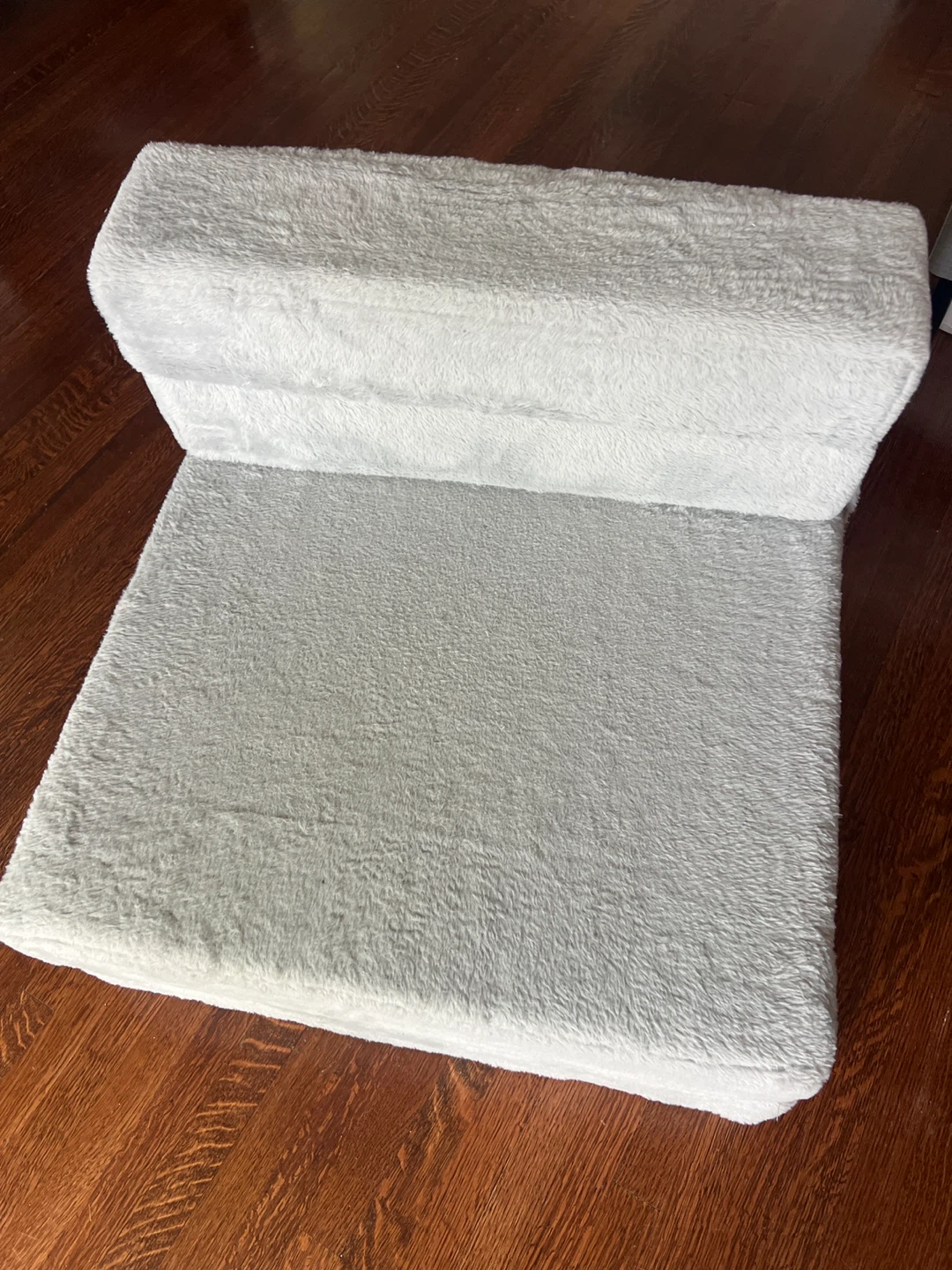 Light Grey Plush Pet Steps/Ramp