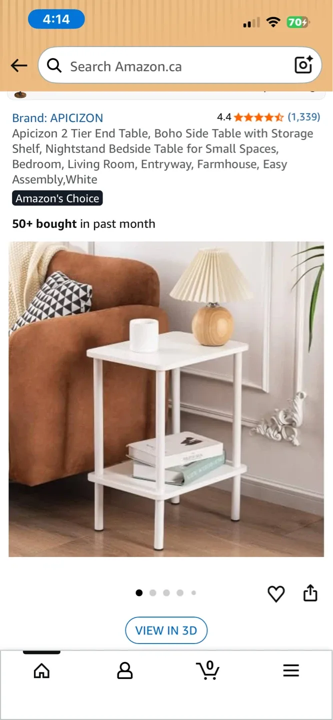 Small 2-Tier End Table - photo 2
