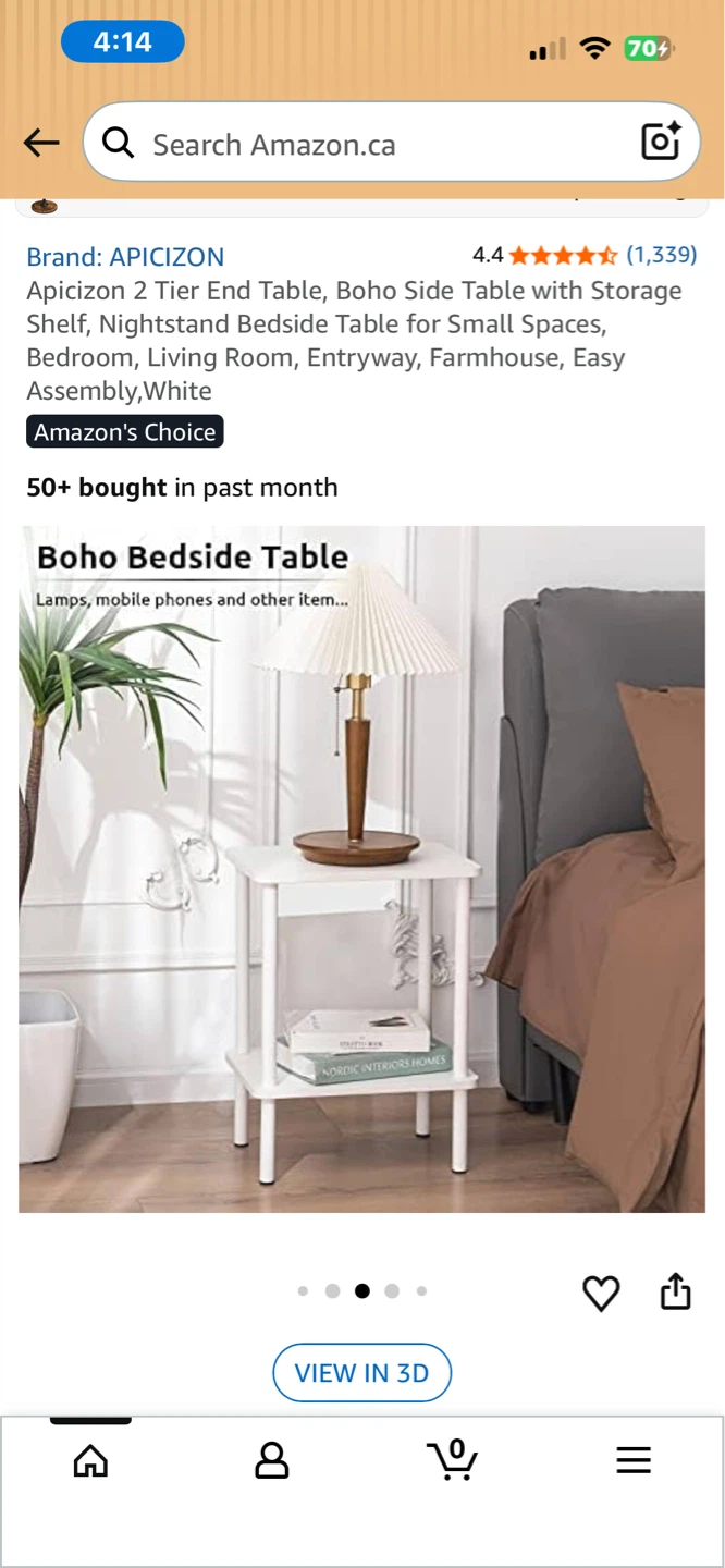 Small 2-Tier End Table - photo 3