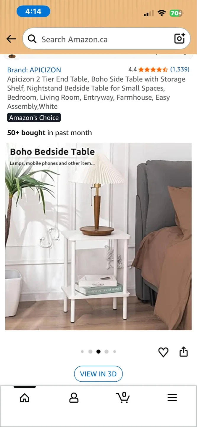 Small 2-Tier End Table - photo 3