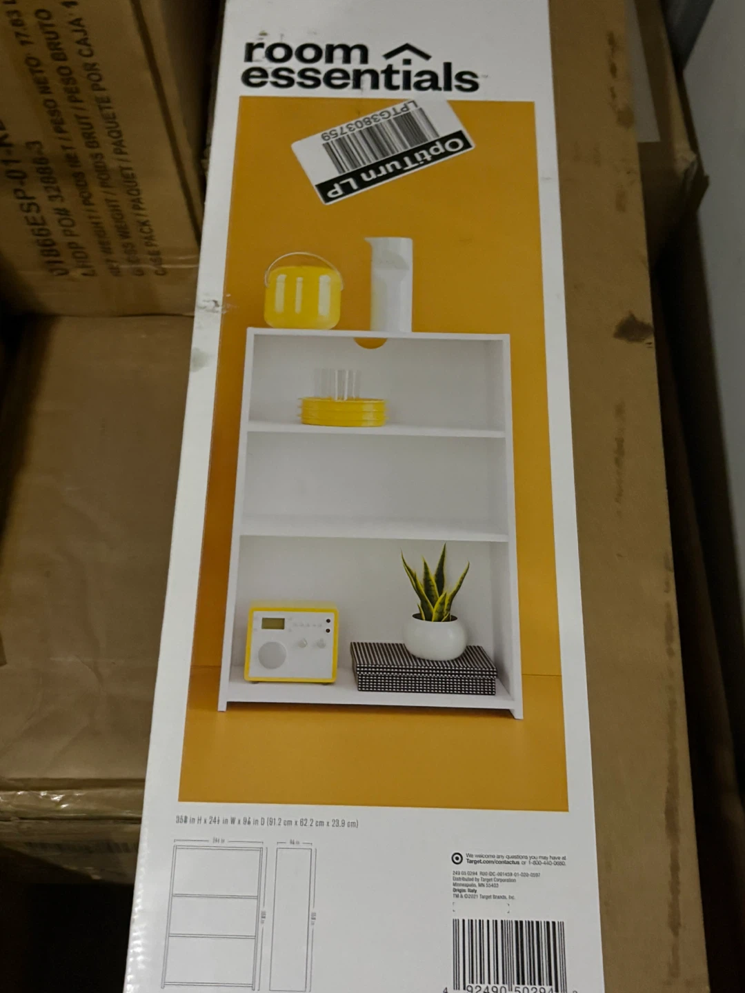 Room Essentials 3-Shelf Bookcase White - photo 3