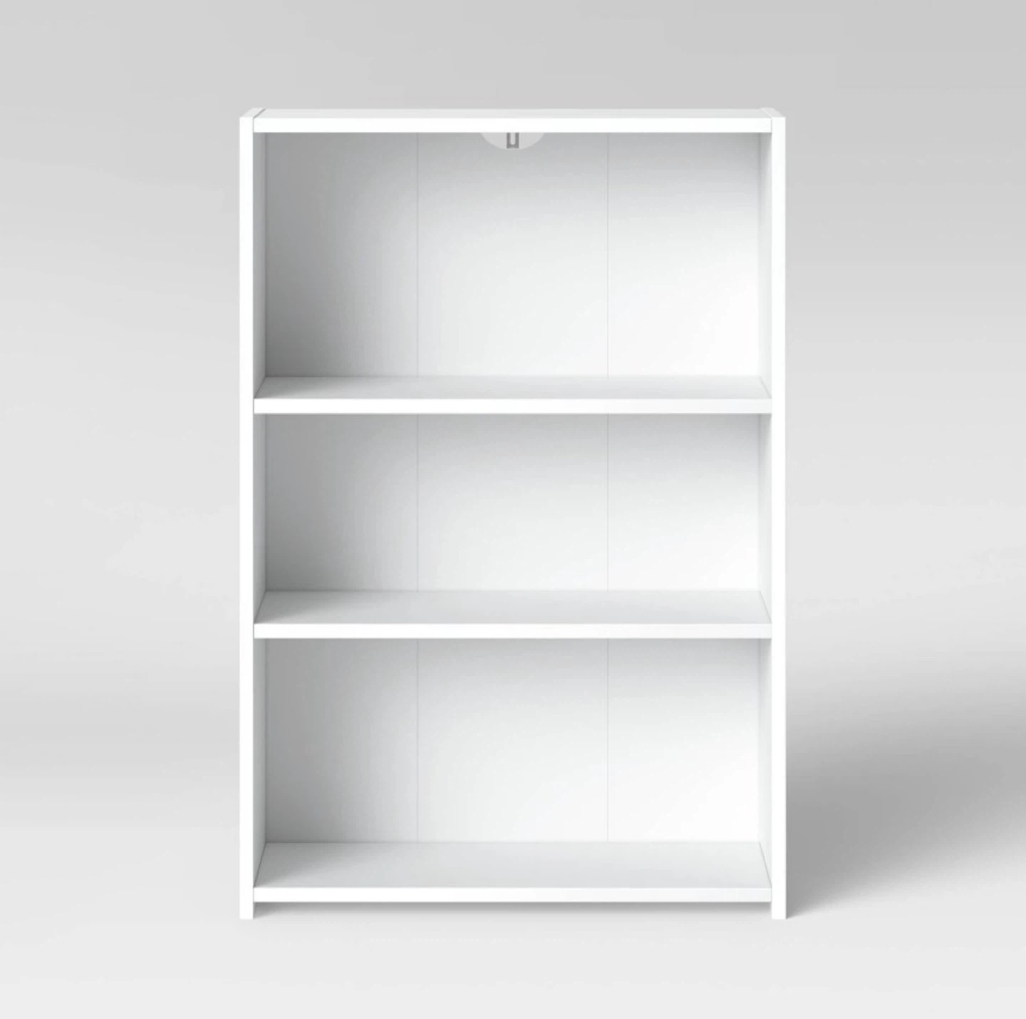 Room Essentials 3-Shelf Bookcase White - photo 2