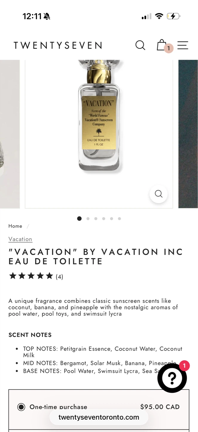 BNWT “VACATION" BY VACATION INC EAU DE TOILETTE - photo 2