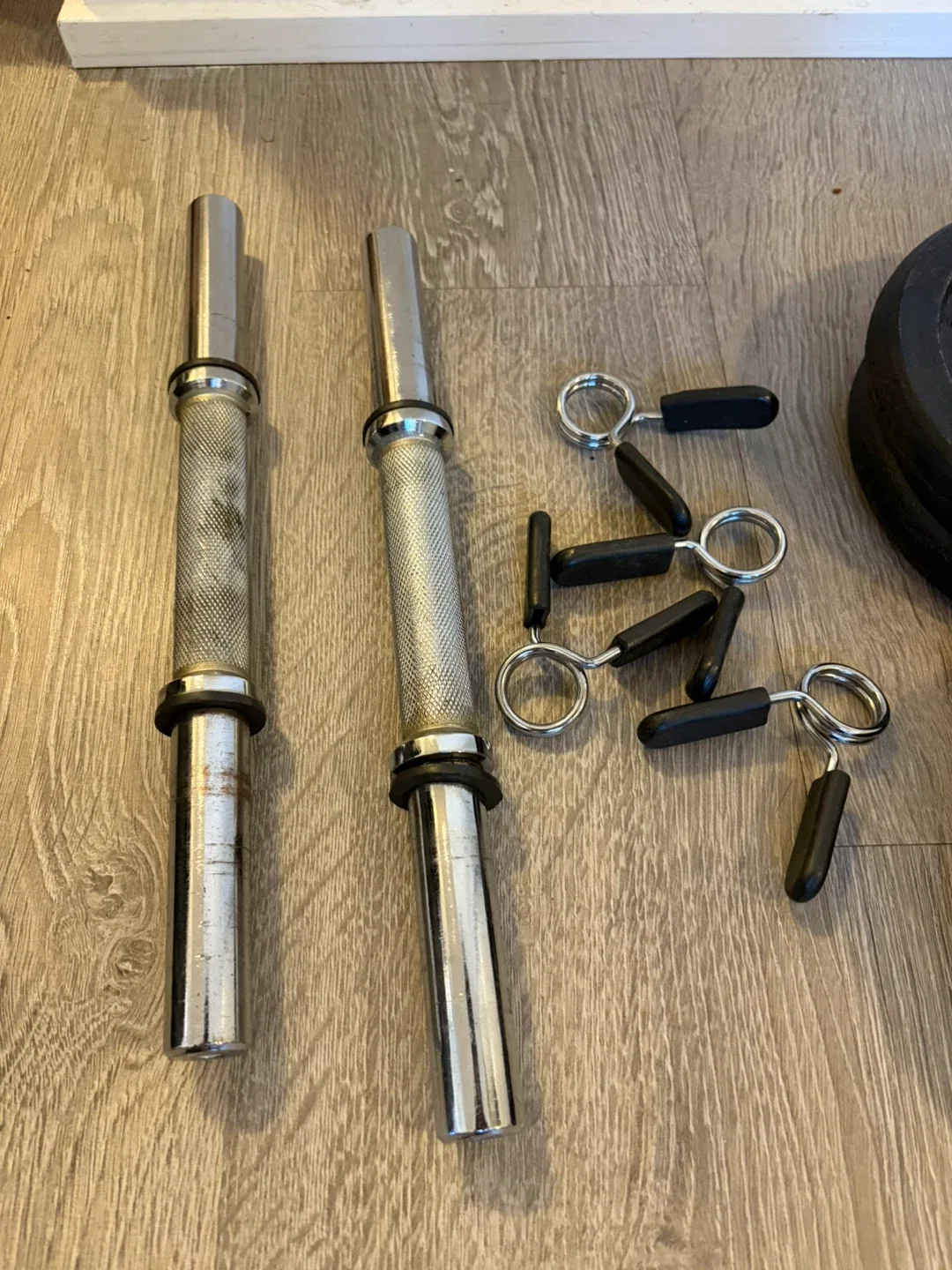 Weider Weight Plates and Dumbbell Handles Set - photo 2