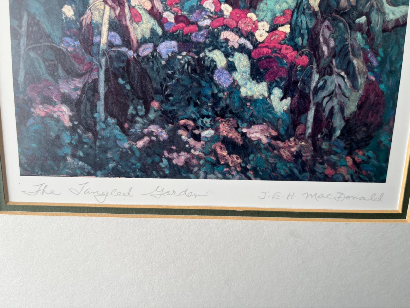 Art- The Tangled Garden J.E.H. MacDonald Print - photo 5
