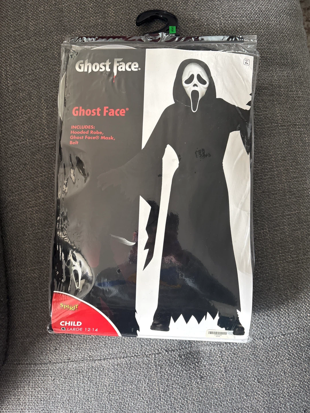 Spirit Halloween Ghost Face Child Costume