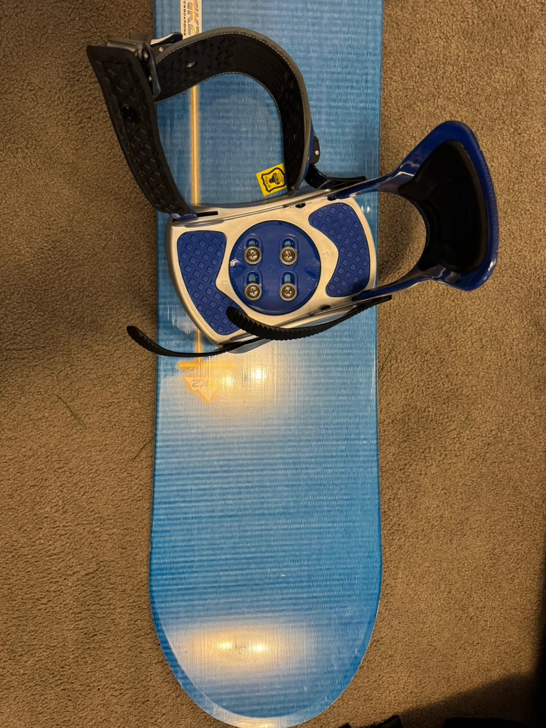 K2 Snowboard with bindings + carry bag - photo 4