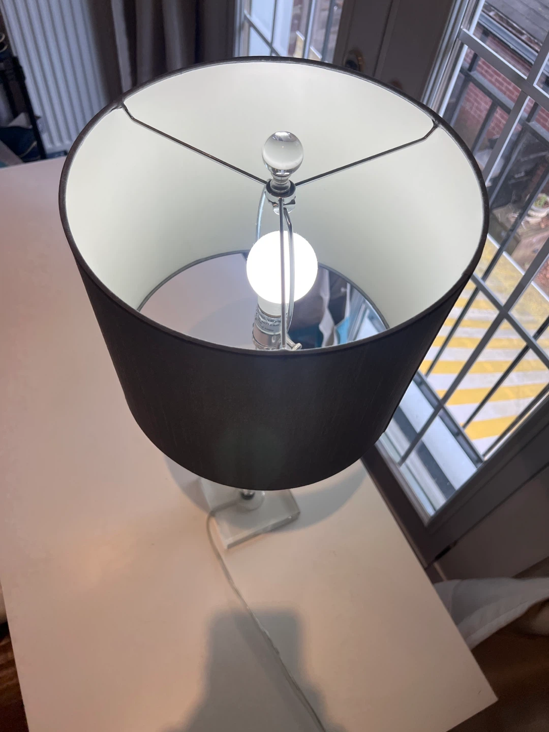 Crystal and Lucite Accent Lamp - photo 2