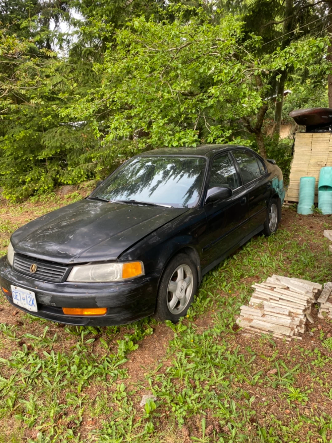 1998 Acura 1.6El Black 4-door Sedan - photo 2