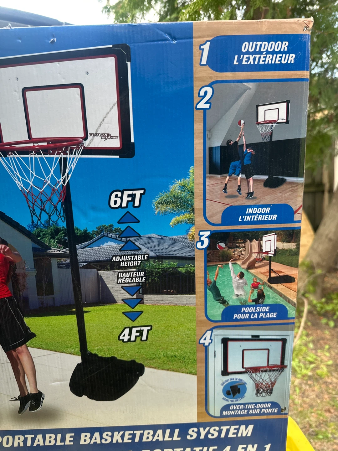 4-in-1 Portable Basketball System - photo 2
