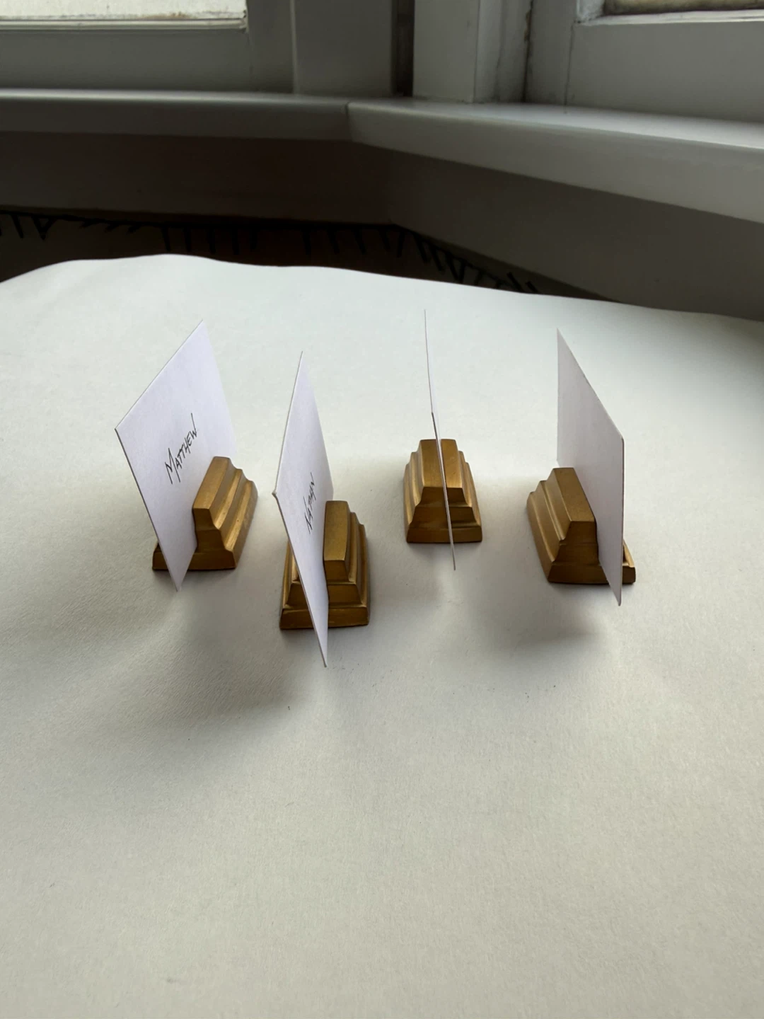 Williams Sonoma - placecard holders set of 4 - photo 2