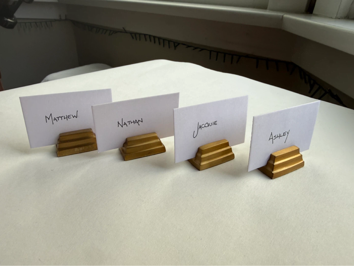 Williams Sonoma - placecard holders set of 4