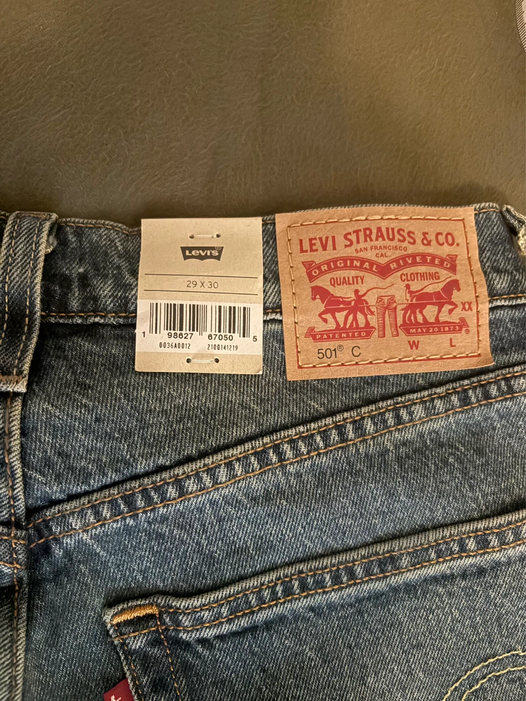 Levi's 501 Women's Jeans Size 29x30 - Studded Accents - photo 5