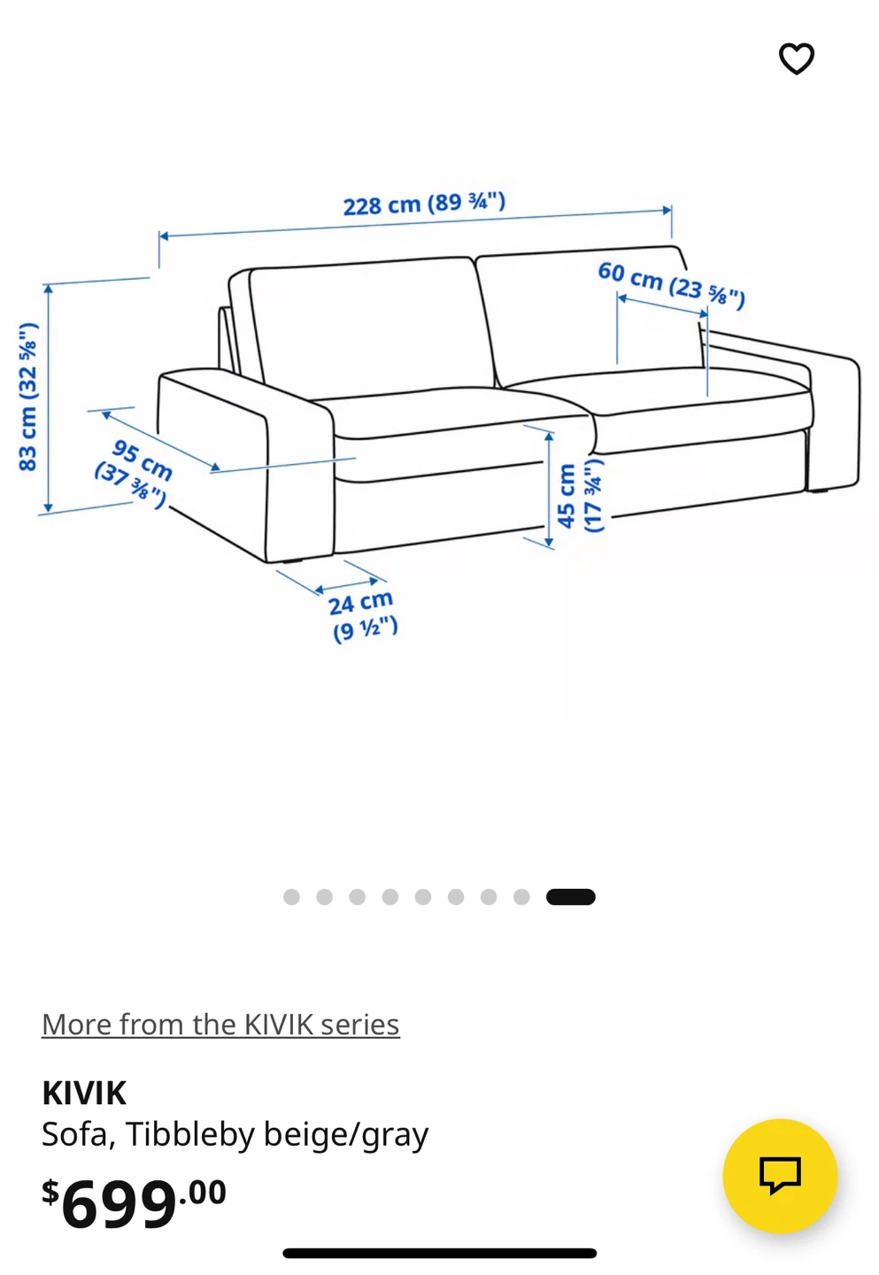 IKEA sofa+sofa cover - photo 3
