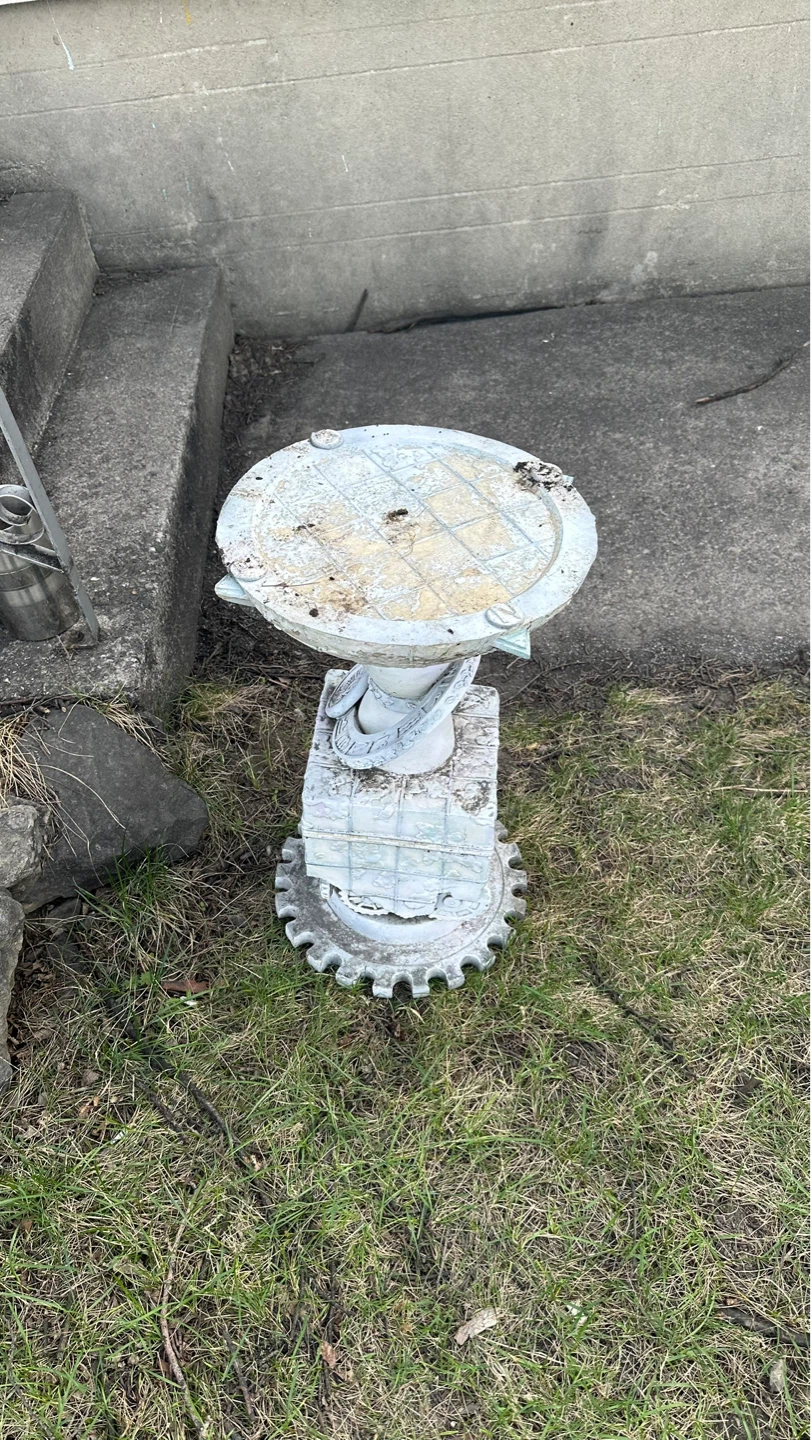 Decorative Bird Bath Pedestal