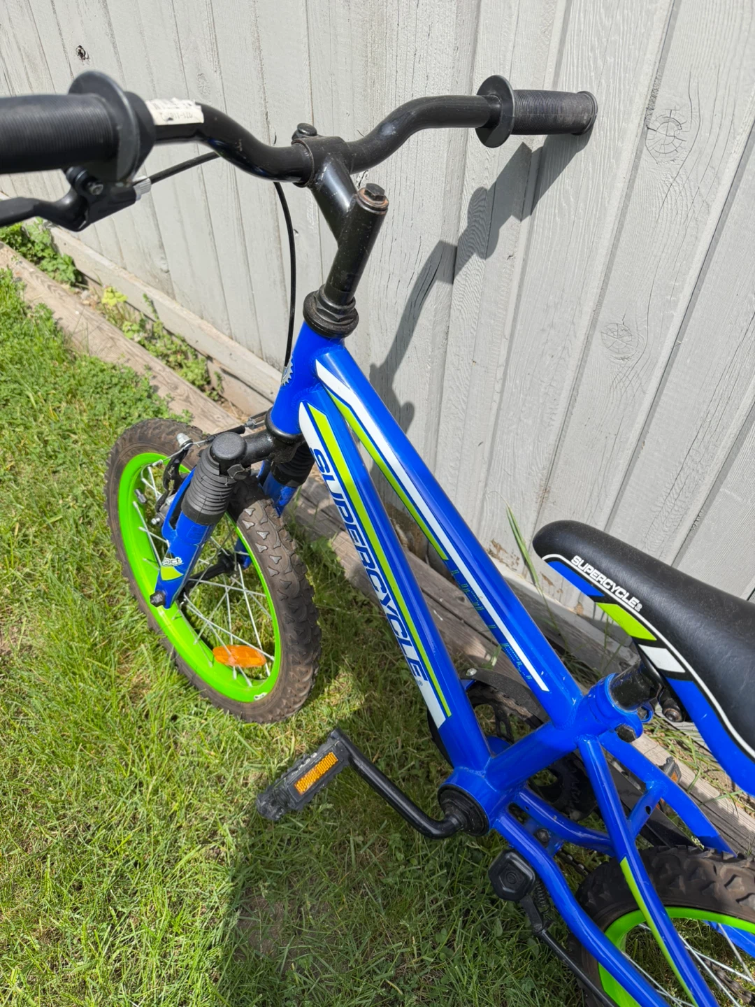 Supercycle Kids Bike - Blue/Green - photo 2