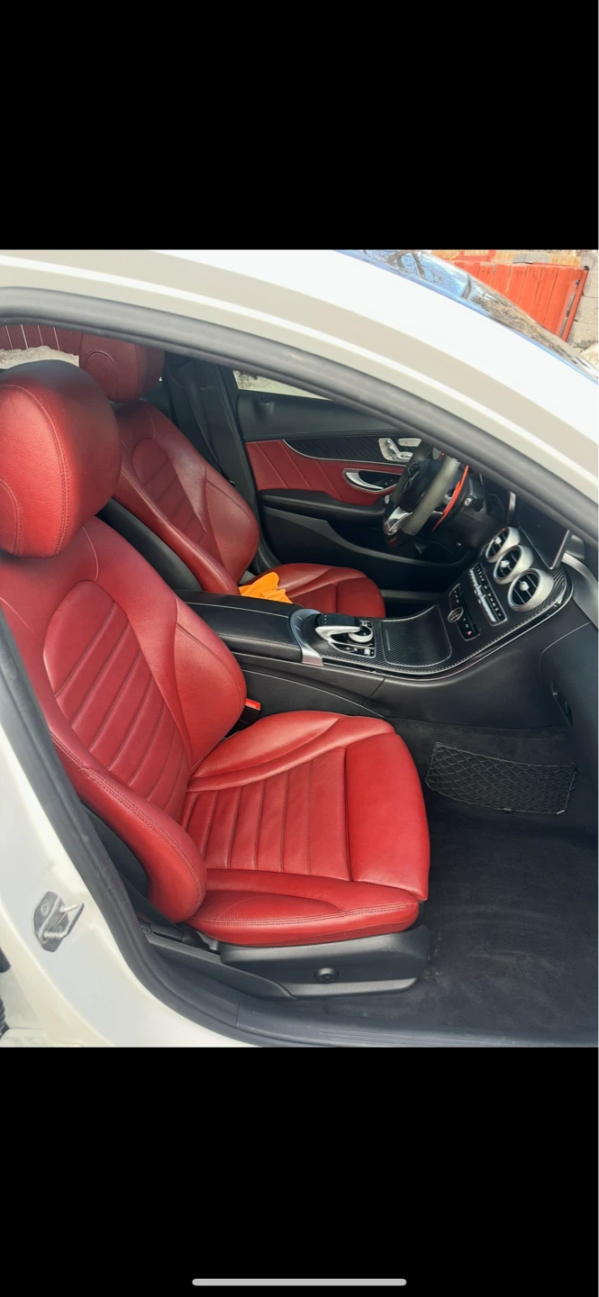 White Mercedes-Benz C-Class AMG Sedan - photo 5